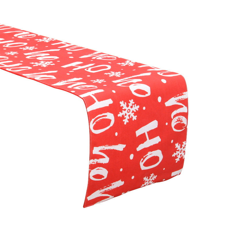 Christmas Double Printing Snowman Table Mat