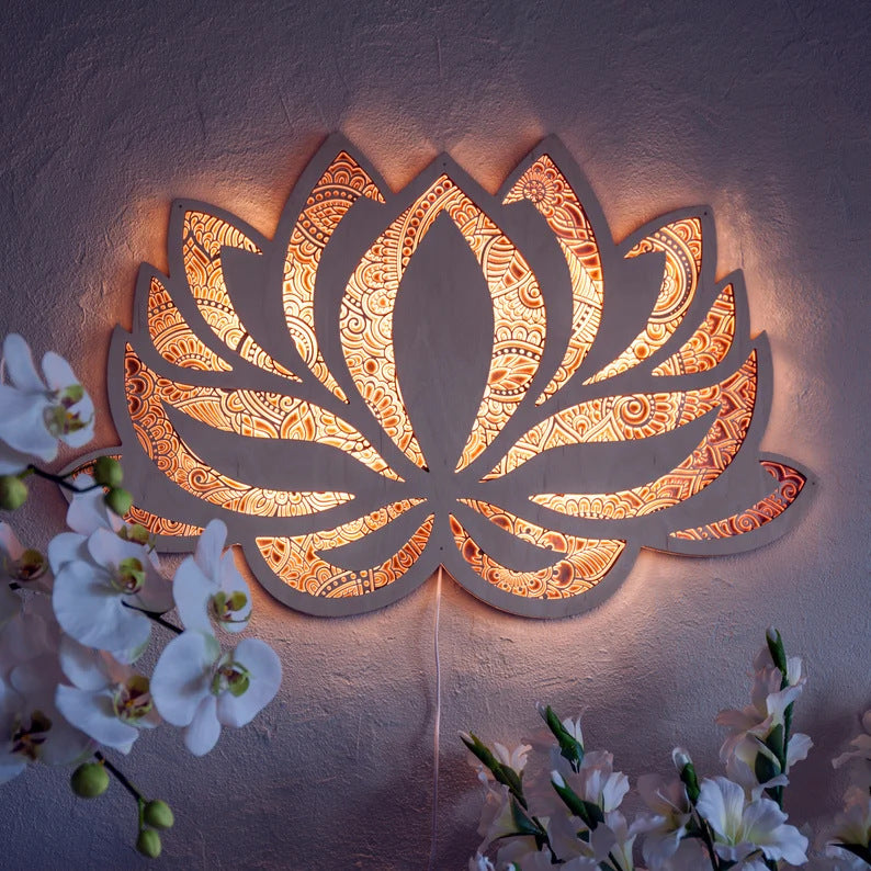 Yoga Room Creative Night Light Atmosphere