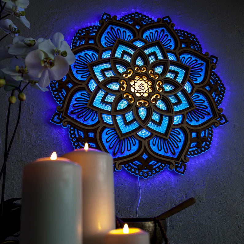 Yoga Room Creative Night Light Atmosphere