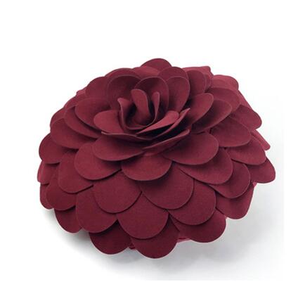 Hand-sewn woolen flower