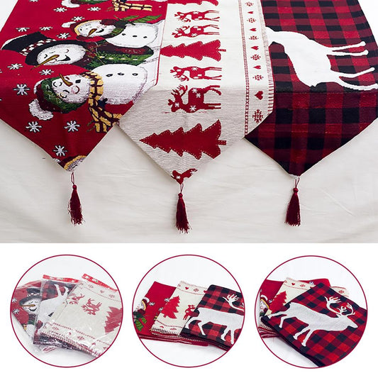 Embroidery Christmas table runner