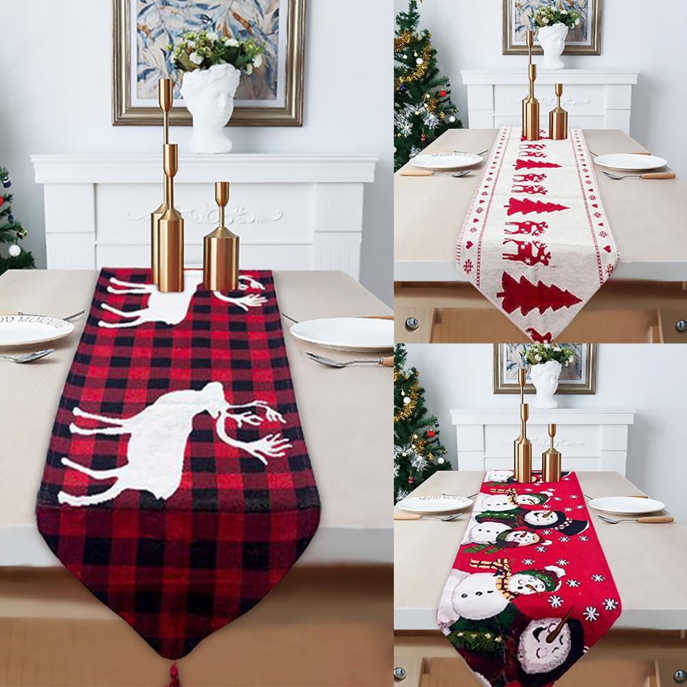 Embroidery Christmas table runner