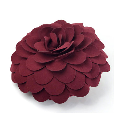 Hand-sewn woolen flower