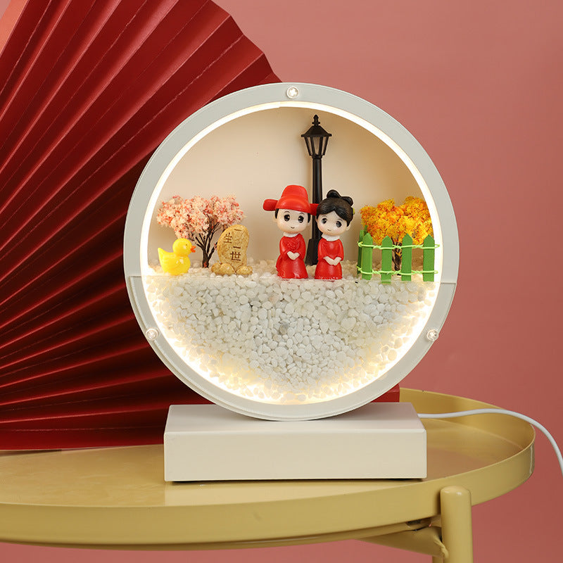 Immortal Flower Table Lamp Decoration