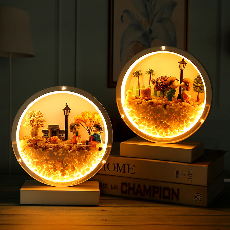 Immortal Flower Table Lamp Decoration