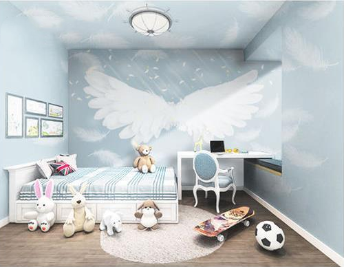 Fantasy Angel Wngs Wall Covering