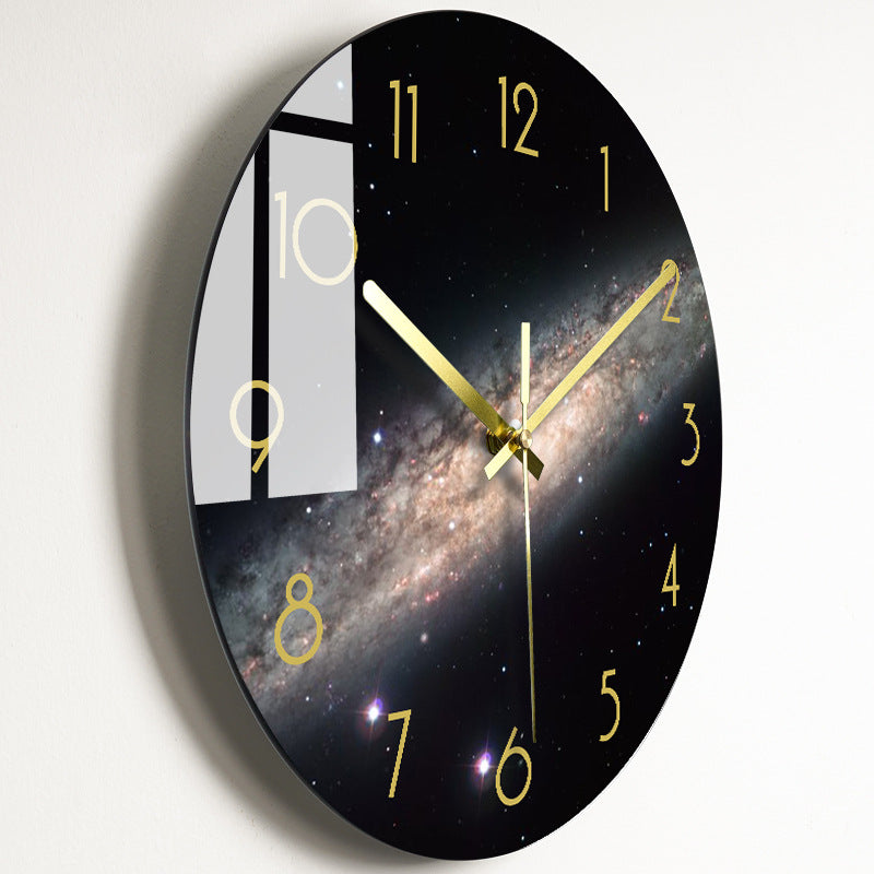 Luxury Silent Glass Wall Clock