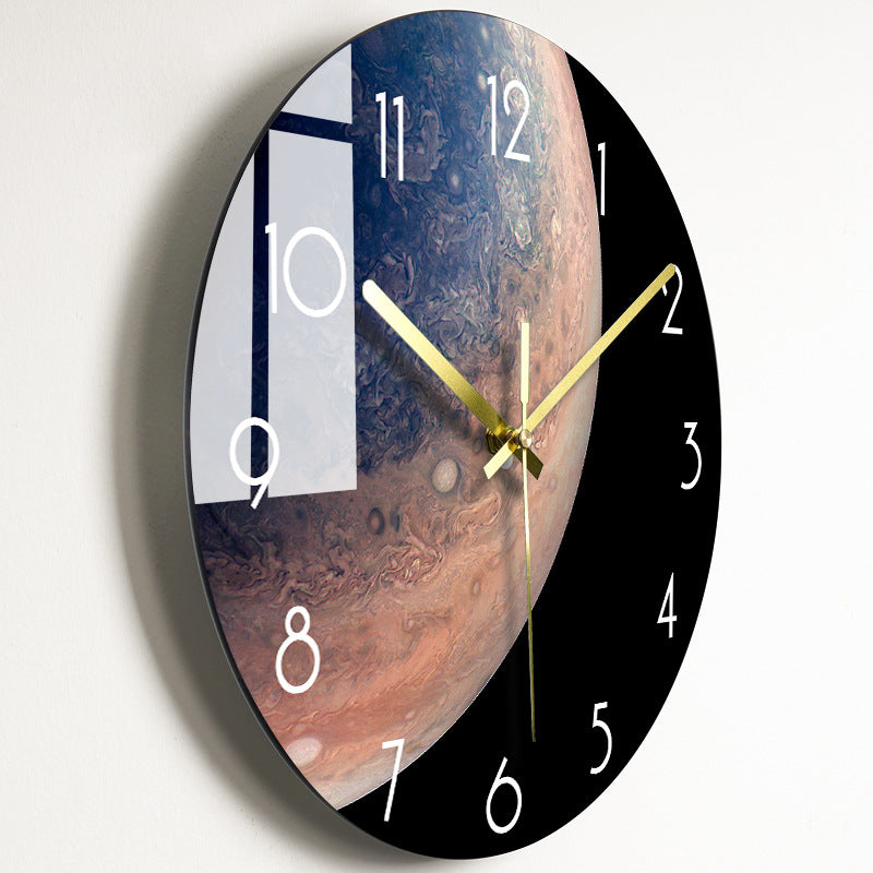 Luxury Silent Glass Wall Clock