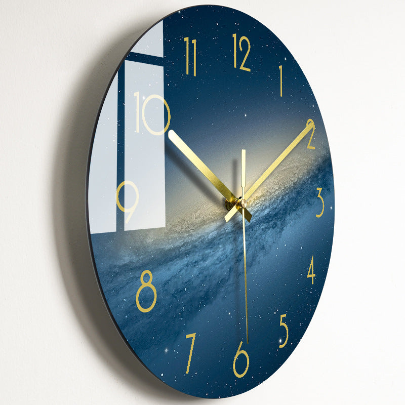 Luxury Silent Glass Wall Clock