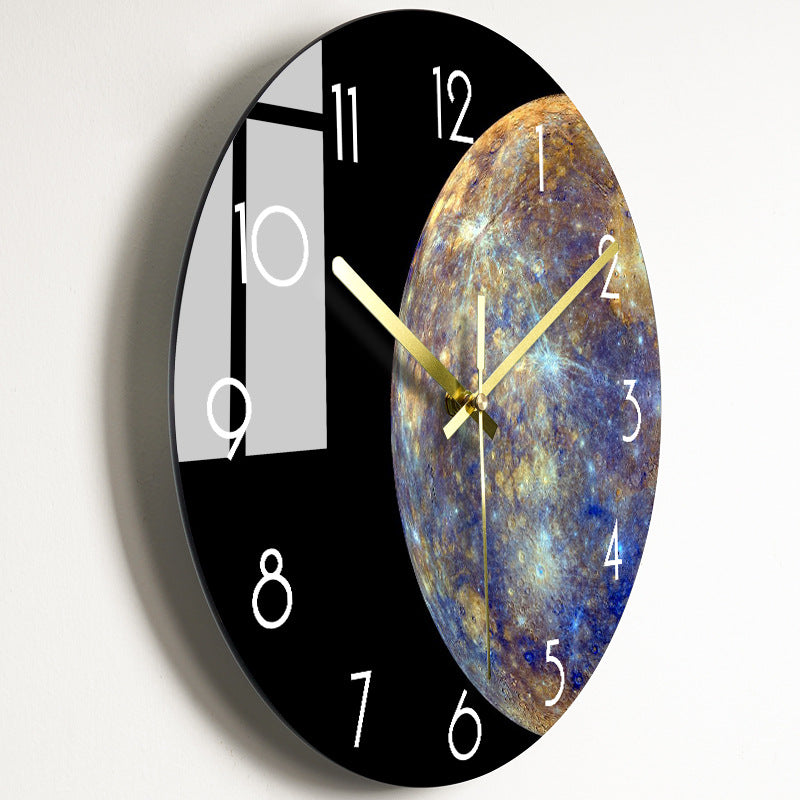 Luxury Silent Glass Wall Clock