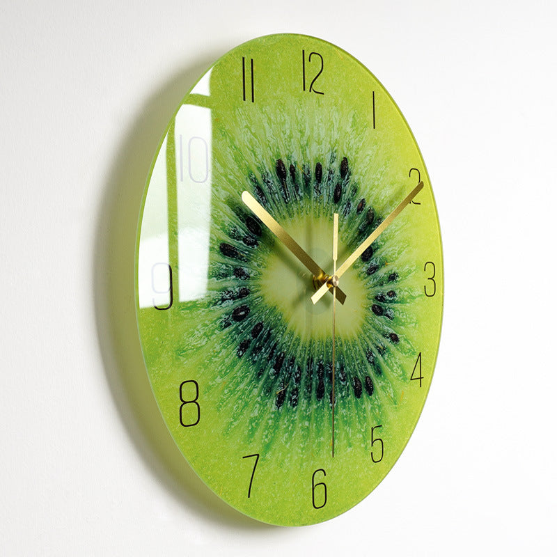 Luxury Silent Glass Wall Clock