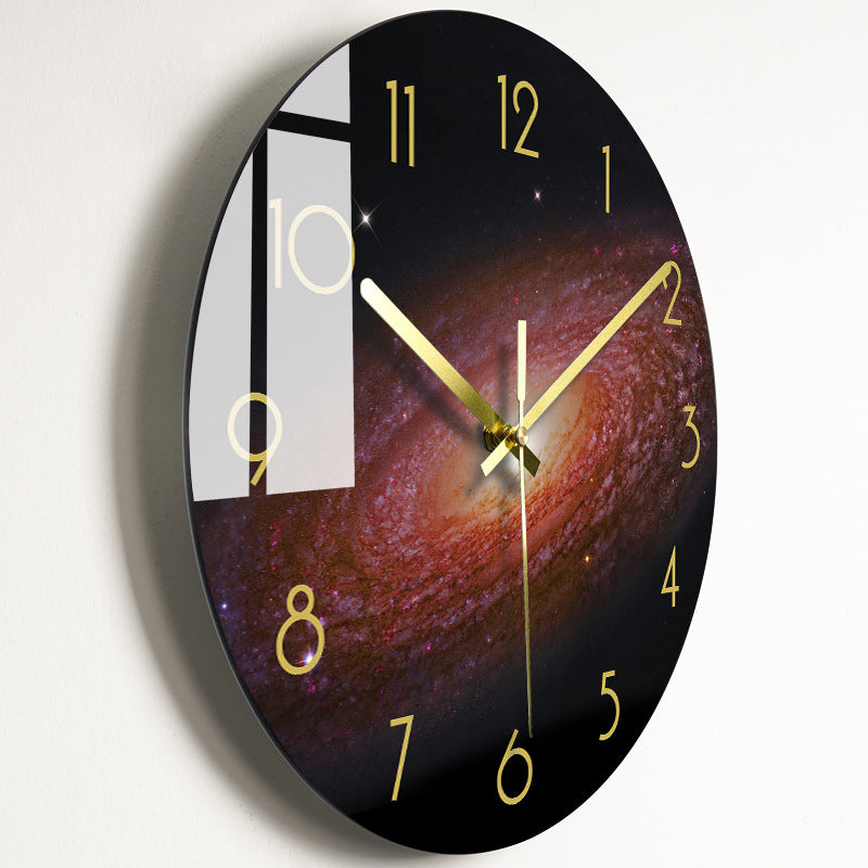 Luxury Silent Glass Wall Clock