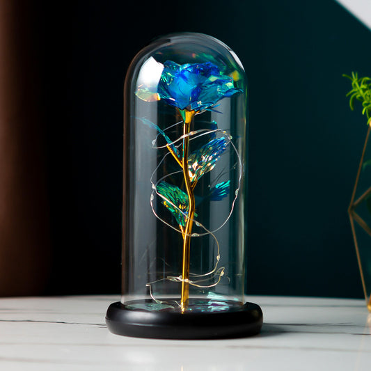 Preserved Flower Glass Cover Rose