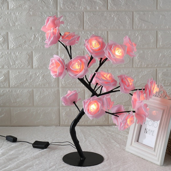 LED Tree Lamp Rose Table Lamp