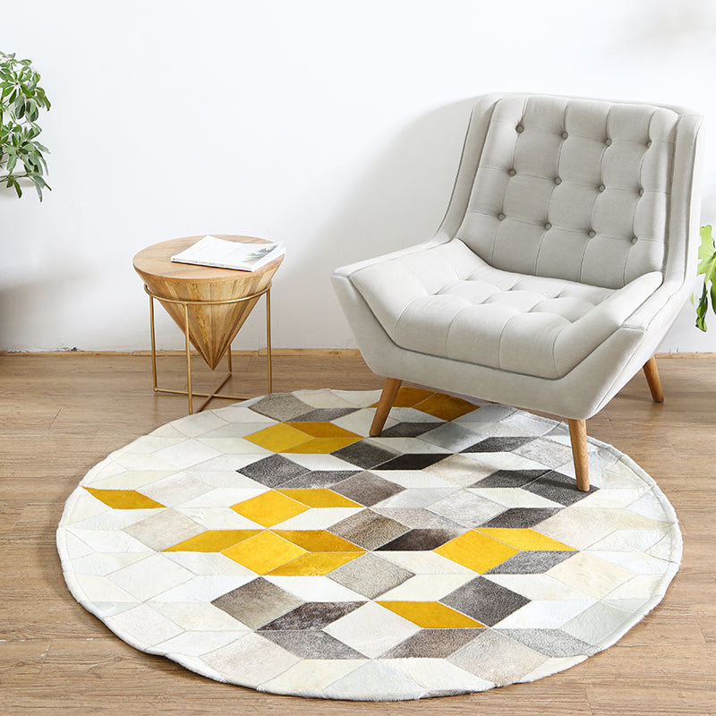 Basket swivel chair floor mat