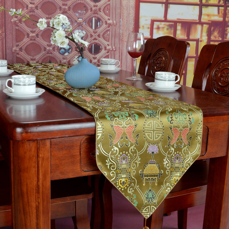 Tea Flag Dining Table Decorative Cloth