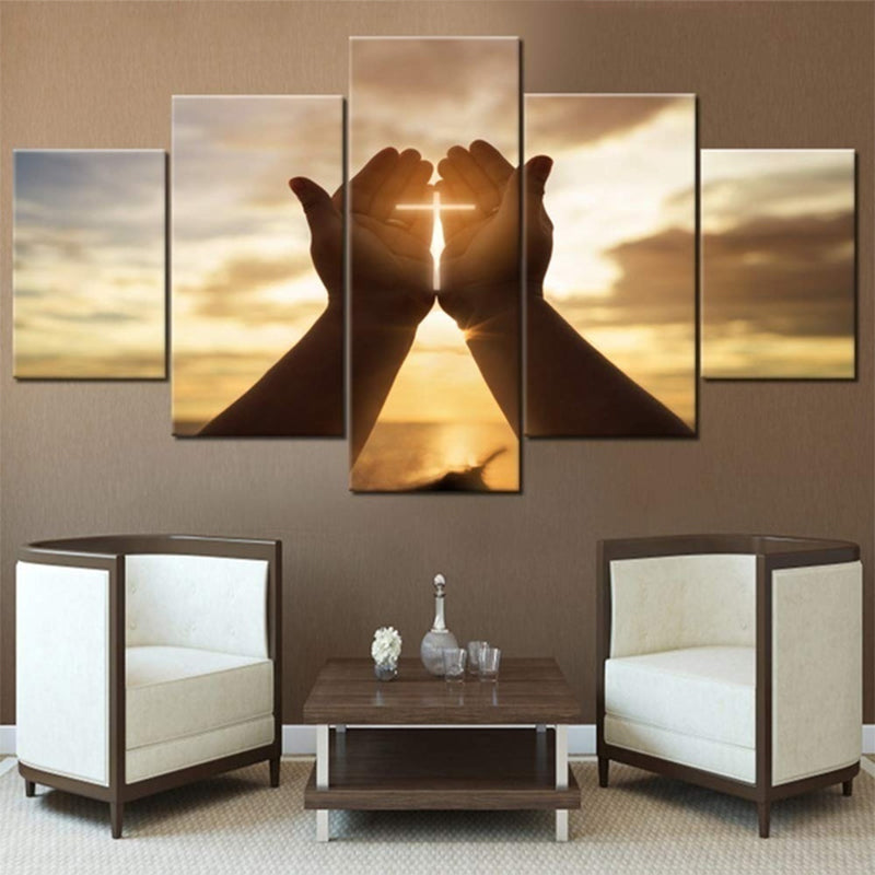 Love Sunrise Canvas Painting Decoration