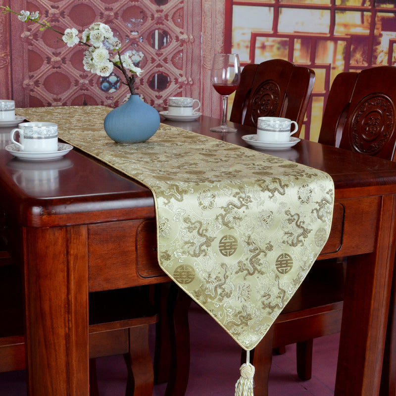 Tea Flag Dining Table Decorative Cloth